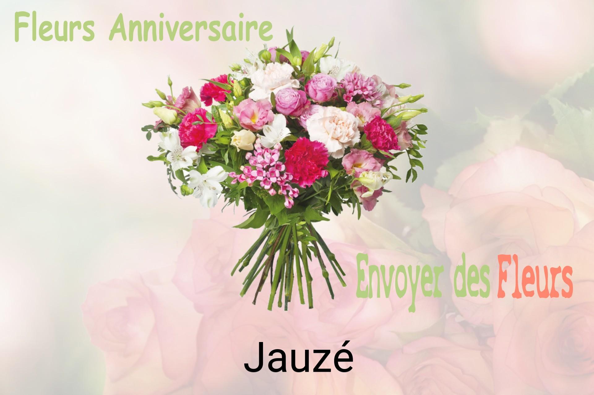 Bouquet de fleurs d’anniversaire livré à Jauzé