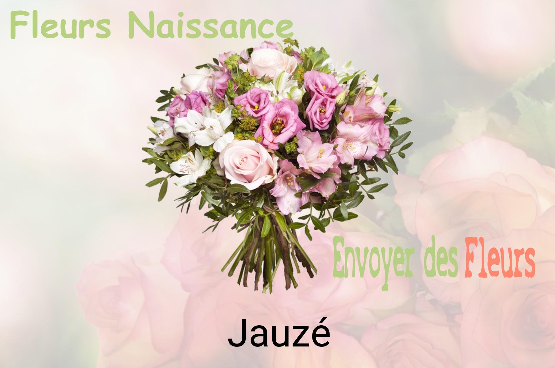 Bouquet de fleurs de naissance livré à Jauzé